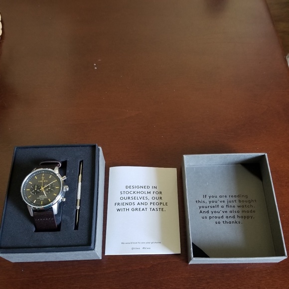 Triwa Smokey Nevel watch chronograph - Picture 3 of 5